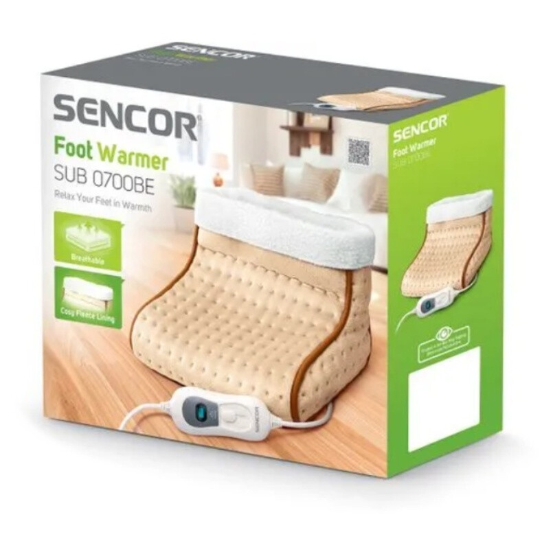 SENCOR SUB 0700BE elektrická vyhrievacia topánka, rozbalené