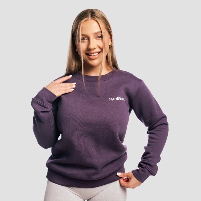 GymBeam Dámska Mikina Basic Jumper Obsidian  XS
