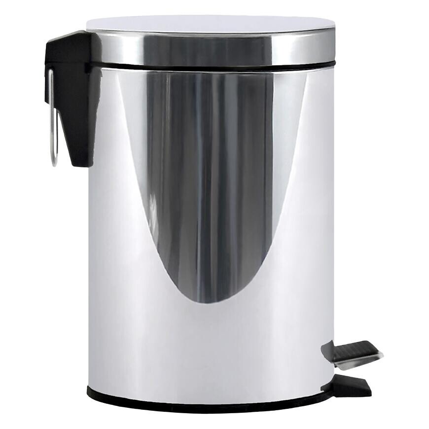 Kôš s pedálom 3 l strieborný