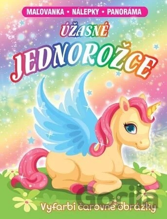 Omaľovánka Úžasné jednorožce