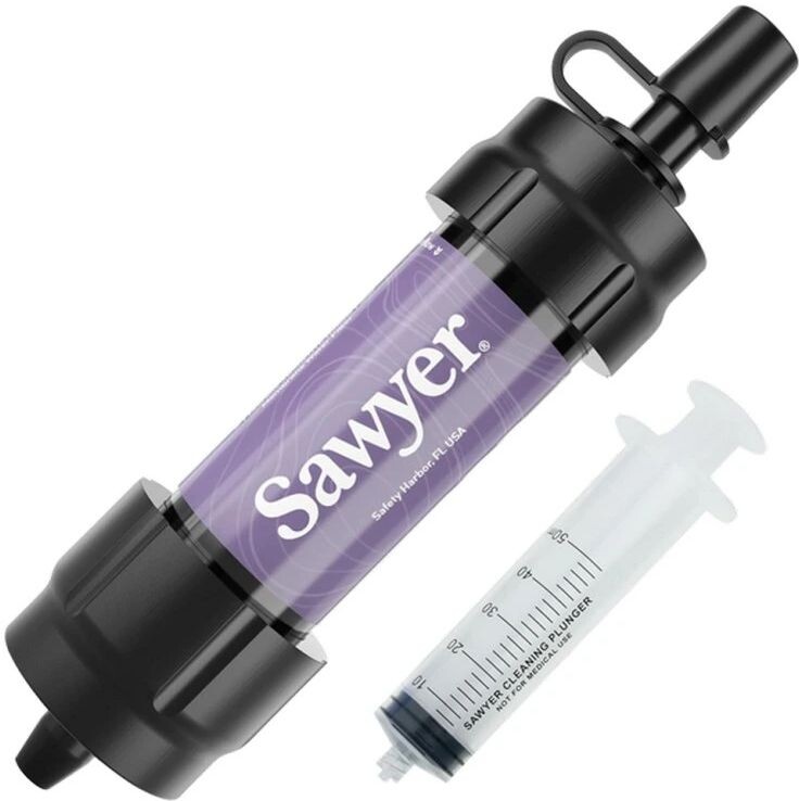 Vodný cestovný filter SAWYER Single MINI Filter Violet - SP350A
