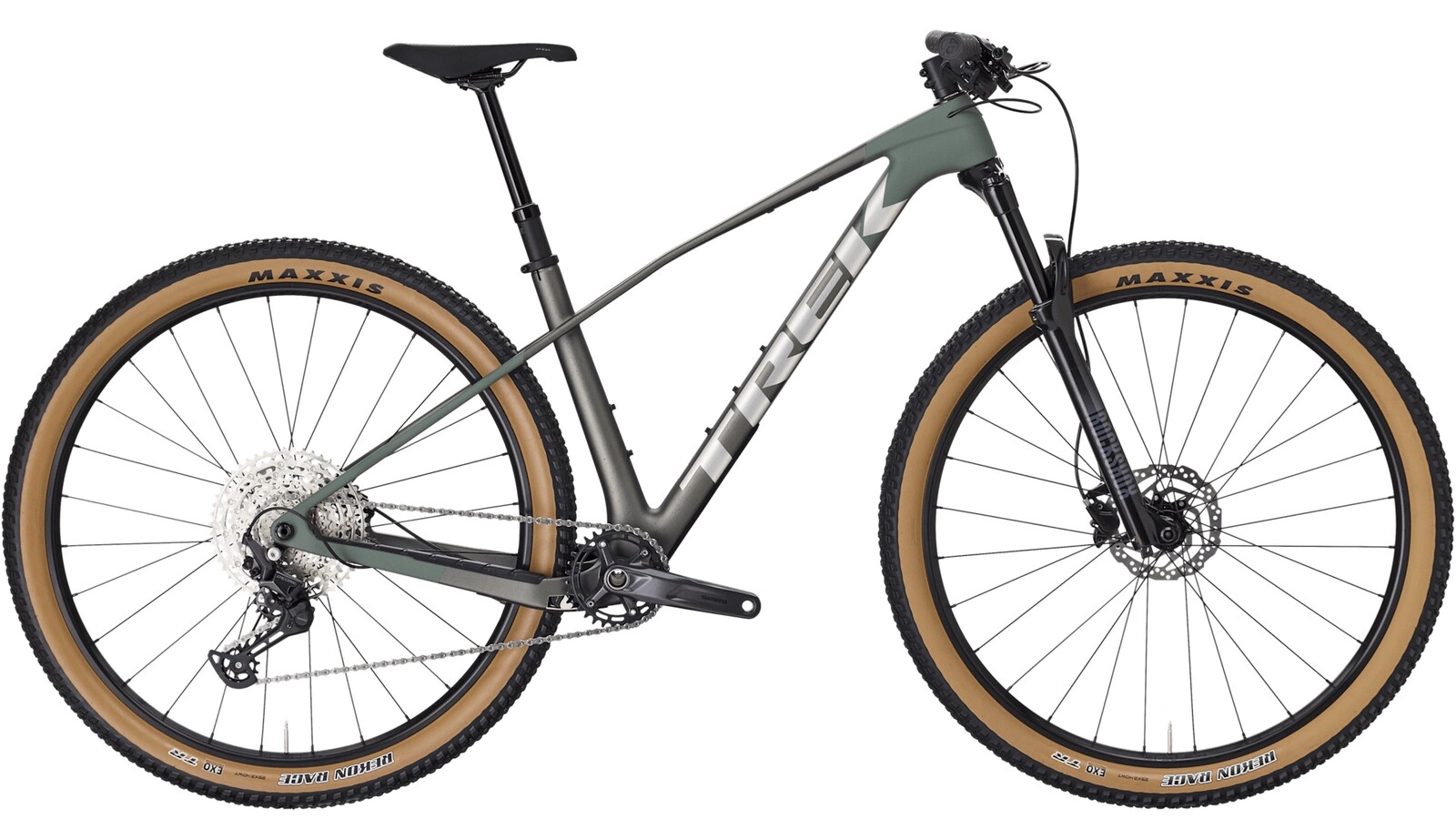 Trek Procaliber 9.5 Gen 3 Matte Keswick Green/Mercury 2026 /L, Gripy, Velikosť: M/L