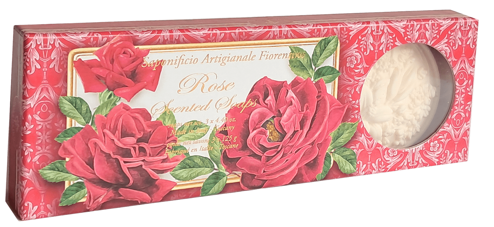 SAF FIORENTINO mydlo Ruža 3 x 125 g
