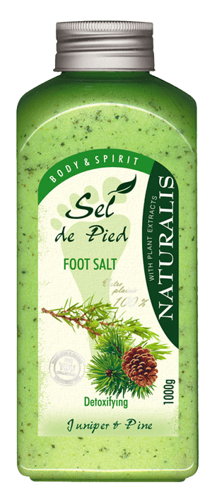 NATURALIS soľ na nohy s vôňou jalovca a borovice 1000 g