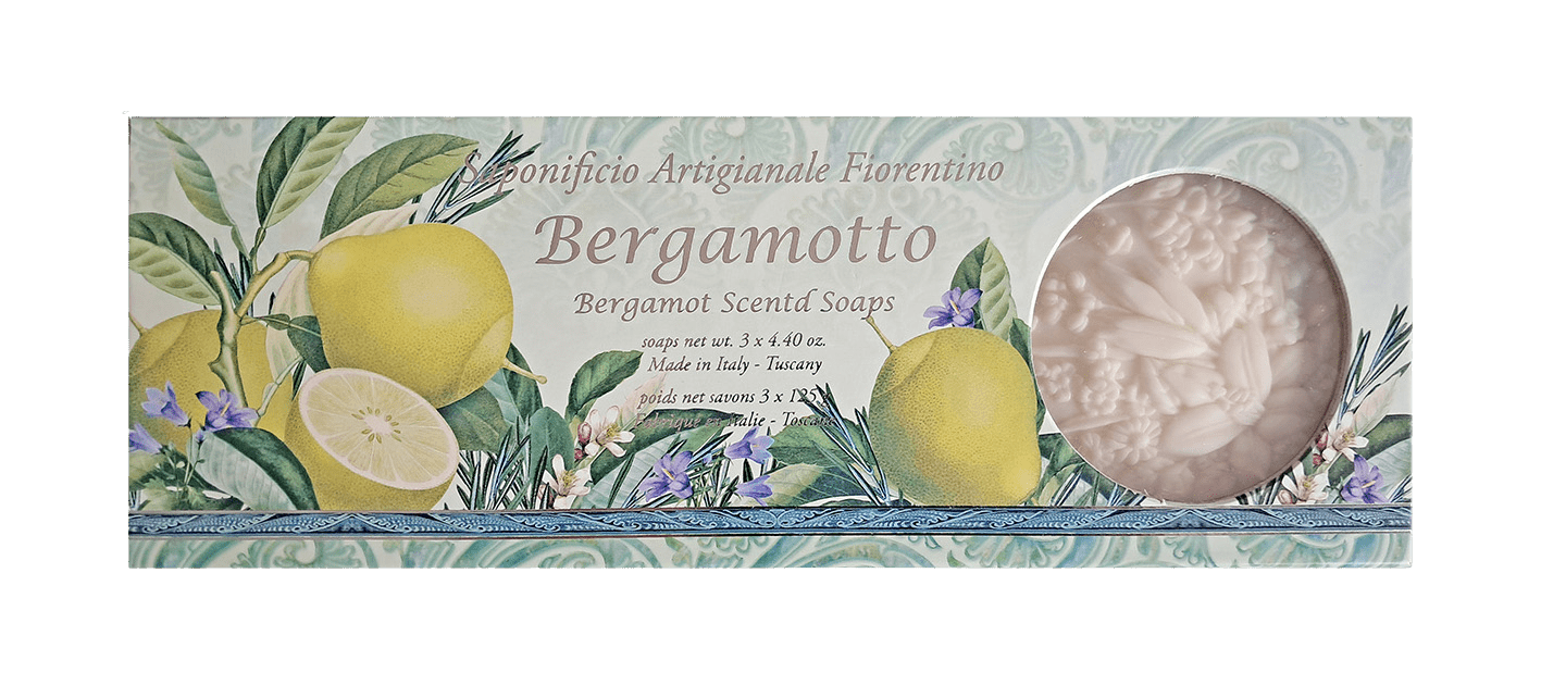 SAF FIORENTINO mydlo Bergamot 3 x 125 g