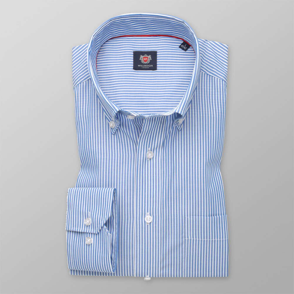 Košeľa London s jemným pruhovaným vzorom (výška 188 - 194) 11101