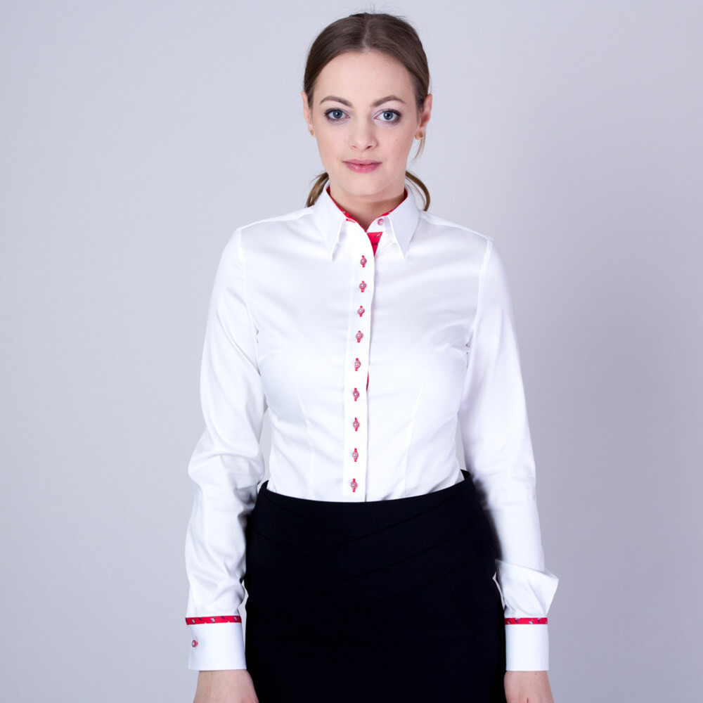 Dámska Košeľa s dlhým rukávom Willsoor Vzor 11581