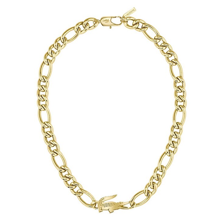 Lacoste Pozlátený náhrdelník Crocodile 2040372