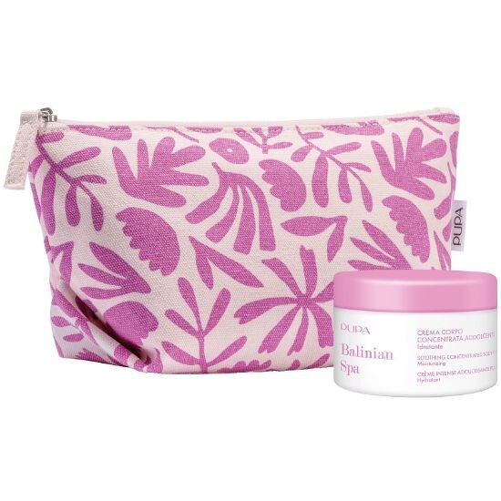 PUPA Milano Telový krém s taštičkou Soothing Body Cream 150 ml