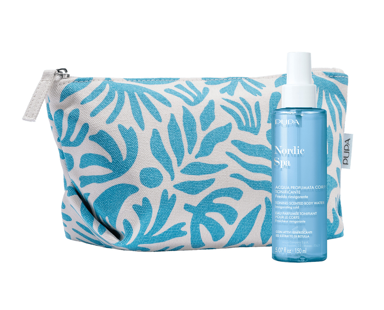 PUPA Milano Parfumovaná voda Nordic Spa Anti-Fatique Scented Body Water 150 ml