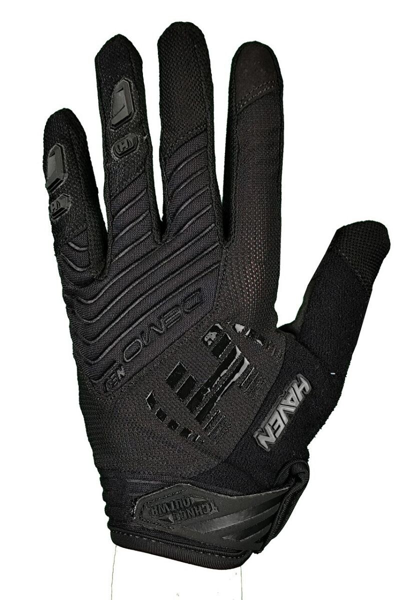 Rukavice detské dlhoprsté Haven Demo Neo Long - čierne,