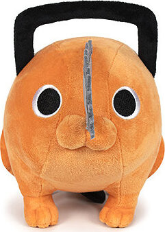 Play by Play Chainsaw Man Pochita sitting with open eyes