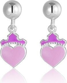 Disney Detské náušnice Mini Princess strieborné ES00108SL.CS (Ag 925/1000, 0,98 g)