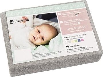 Maceshka Plachta na posteľ froté 140 × 70 cm sivá