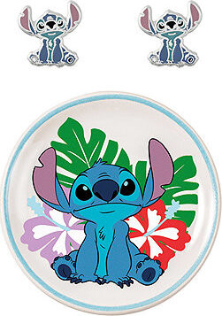 Disney detská sada detských náušníc s motívom Stitch a podnos na šperky SF00678L.PH