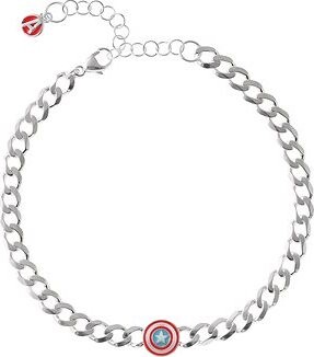 Disney Unisex náramok Captain Amerika Marvel strieborný BS00080RL-7.CS (Ag 925/1000, 4,88 g)