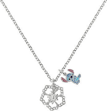 Disney detský náhrdelník s príveskom Stitch a ibištek NF00712RL-16.PH