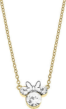 Disney detský náhrdelník Minnie Mouse strieborný pozlátený NS00003QRWL-157.CS (Ag 925/1000, 2,17 g)