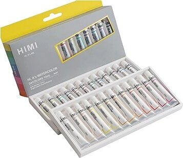 HIMI Watercolor 24 barev v 12ml tubách