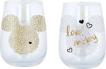 Disney Mickey Mouse: Love Mickey - sklenice set 2 ks