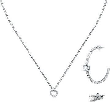 La Petite Story Darčeková sada náhrdelník a dve single náušnice, oceľová LPS20ASD05