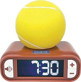 Tenis: Tenisový míček - budík s nočním 3D světlem