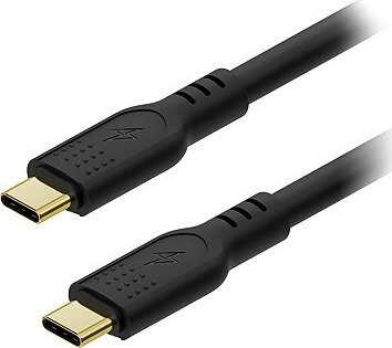 AlzaPower SilkCore USB-C to USB-C 3.2 Gen 2 240 W 2 m čierny