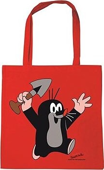 Krteček: Juhu - Nákupní taška, červená