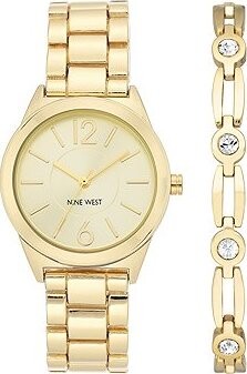 Nine West dámska darčeková sada hodiniek a náramku NW/2168GPST