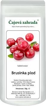Čajová záhrada Brusnica plod