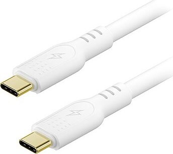 AlzaPower SilkCore USB-C to USB-C 3.2 Gen 2 240 W 1 m biely