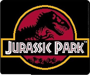 Jurassic Park: Pixel logo - Podložka pod myš