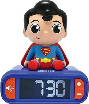 Superman: Superman - budík s nočním 3D světlem