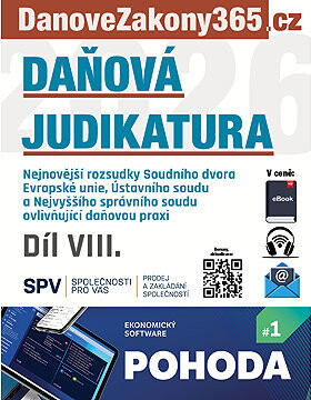 Daňová judikatura (VIII.)