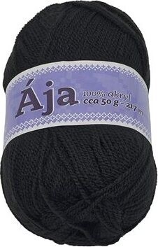 Ája NGM 50 g – 901 čierna