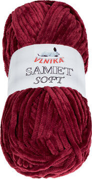 BELLATEX Priadza Zamat Soft 100 g - 222 tmavo bordo