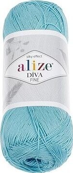 Vlnika Diva Fine 100 g, 350 modrá