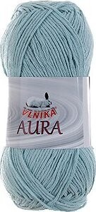 VLNIKA Priadza Aura 100 g – 909 svetlomodrá
