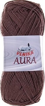 VLNIKA Priadza Aura 100 g – 907 hnedá