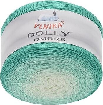 VLNIKA Dolly Ombre 250 g, 301 zelená