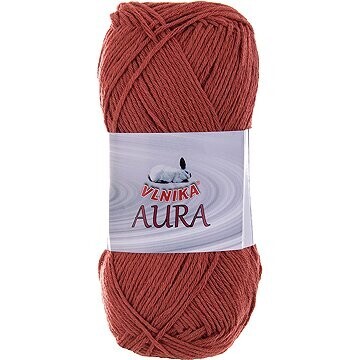 VLNIKA Priadza Aura 100 g – 908 tehlová