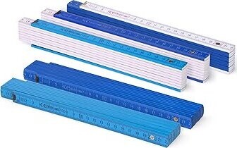 Metrie Block-52 skládací metr, 2 m, modré odstíny