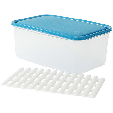 Belli E Forti Dóza na potraviny Frigochef obdĺžniková s mriežkou, 4,5 l