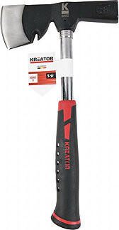 KREATOR Kladivo tesařské se sekerou, ocelová násada 600 g KRTH90803