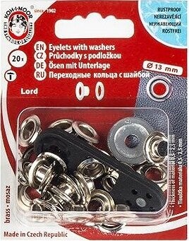 BELLATEX Obuvný krúžok s podložkou priechodka 13 mm (7 × 5 × 13) 20 ks