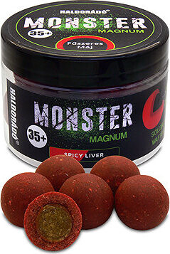 Haldorádó Pop-Up Boilies Monster Magnum 180 g 35 mm Pikantní játra