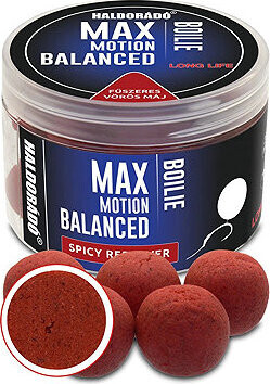 Haldorádó Boilies Balanced Max Motion 70 g 20 mm Pikantní červená játra