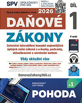 Daňové zákony 2026 XXL ProFi (Díl 1.)
