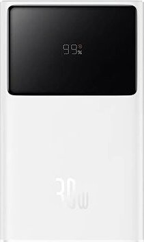 Baseus Star-Lord 10000 mAh, 30 W biely