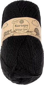 BELLATEX Melange Wool 100 g – 940 čierna